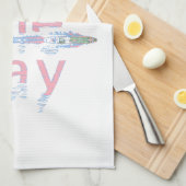 Zeeen overdag theedoek (Quarter Fold)