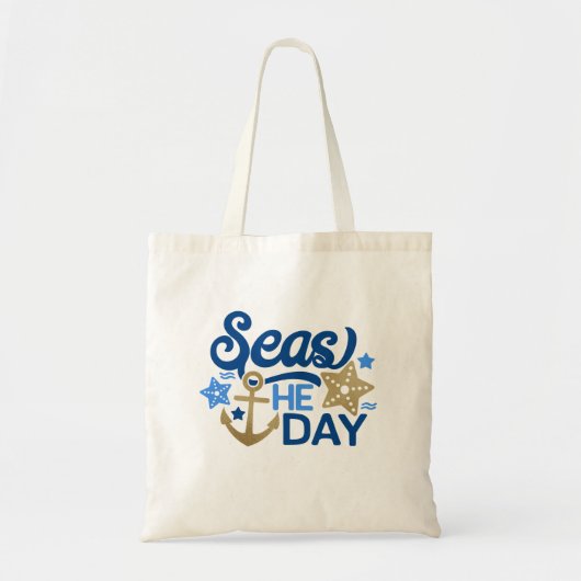 Zeeen overdag tote bag (Voorkant)
