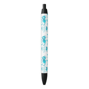 Zeeen paarden zwarte inkt pen