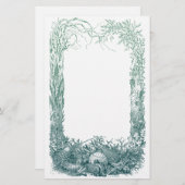 Zeeen planten en schalen briefpapier (Voorkant / Achterkant)