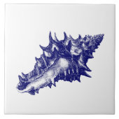 Zeeen schaal Vasum Ceramicum Blauw & Wit Tegeltje (Voorkant)