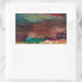 Zeeen schat rechthoekige sticker (Tas)