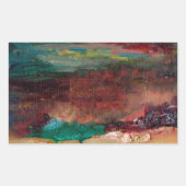 Zeeen schat rechthoekige sticker (Voorkant)