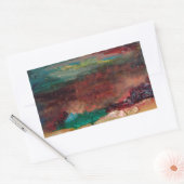 Zeeen schat rechthoekige sticker (Envelop)