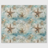 Zeeen schatten Cadeaupapier (Vlak)