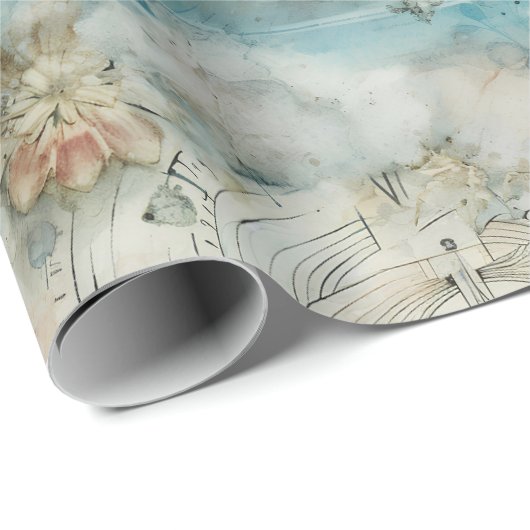  Zeeen schatten Cadeaupapier (Rol Hoek)