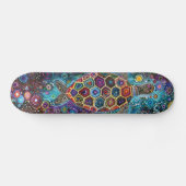 Zeeen schildpad - Aboriginal stijl - Skateboard De (Horizontaal)