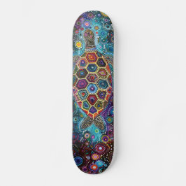Zeeen schildpad - Aboriginal stijl - Skateboard De