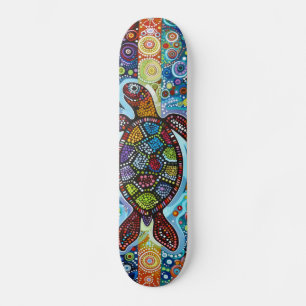 Zeeen schildpad - Aboriginal stijl - Skateboard De