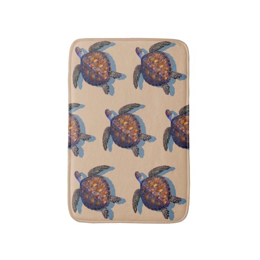 Zeeen schildpad badmat (Voorkant Verticaal)