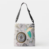 Zeeen schildpad Beige Crossbody Tas (Achterkant)