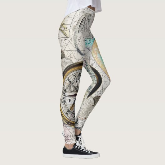 Zeeen schildpad Beige Leggings (Rechts)