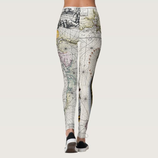 Zeeen schildpad Beige Leggings (Achterkant)