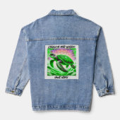 Zeeen schildpad denim jacket (Achterkant)