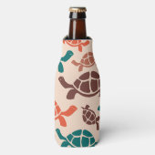 Zeeen schildpad Flesjeskoeler (Fles Voorkant)