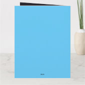 Zeeen schildpad geeft Wenskaart nooit op Kaart (Achterkant)