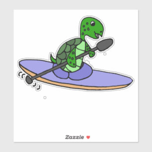 Zeeen schildpad grote 8 "x 8" op maat gesneden vin sticker
