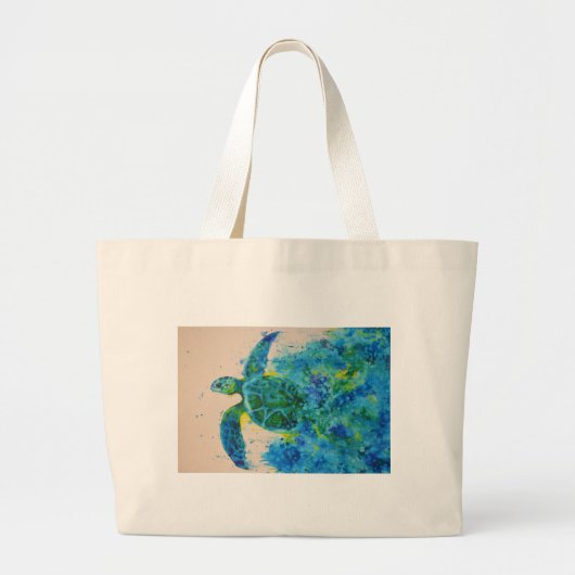 zeeen schildpad grote tote bag (Voorkant)