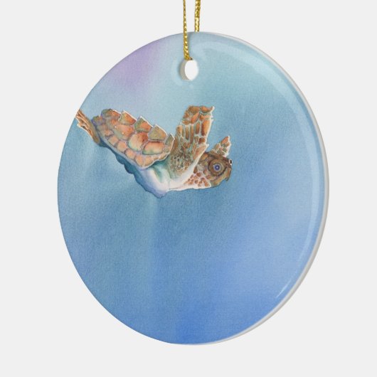 zeeen schildpad keramisch ornament (Links)