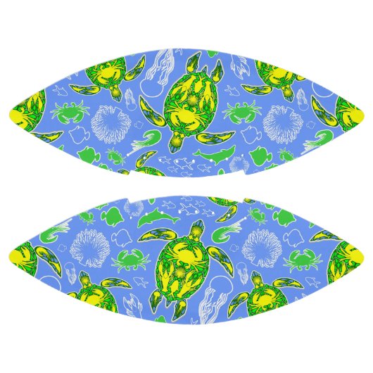 Zeeen schildpad koraal rif Marine Life Symbool American Football (Panelen)