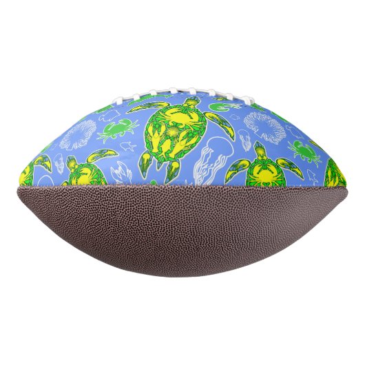 Zeeen schildpad koraal rif Marine Life Symbool American Football
