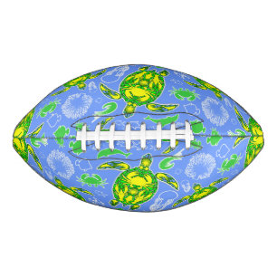 Zeeen schildpad koraal rif Marine Life Symbool American Football