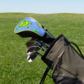 Zeeen schildpad koraal rif Marine Life Symbool Golfheadcover (Insitu)