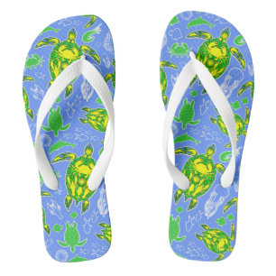 Zeeen schildpad koraal rif Marine Life Symbool Teenslippers
