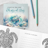 Zeeen schildpad krijgen goed kleurend Kaart