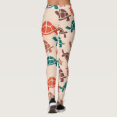Zeeen schildpad Leggings (Achterkant)