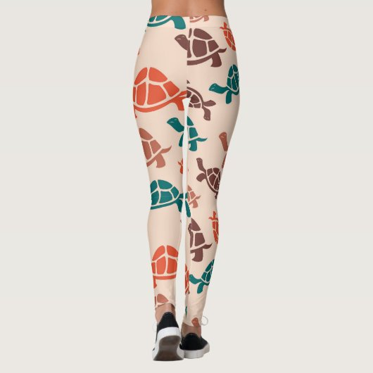 Zeeen schildpad Leggings (Achterkant)