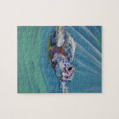 Zeeen schildpad legpuzzel (Horizontaal)