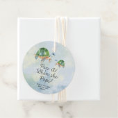 Zeeen schildpad - POP IT WANNEER ZE POPPEN HUN TEK Bedankjes Labels (In situ)