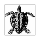 Zeeen schildpad rubberen stempel (Afrduk)