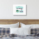 Zeeen schildpad schildpadden zijn canvas afdruk (Insitu (Slaapkamer))