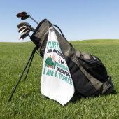 Zeeen schildpad schildpadden zijn golfhanddoek (Groen)