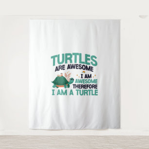 Zeeen schildpad schildpadden zijn wandkleed