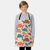 Zeeen schildpad Schort (Gedragen)