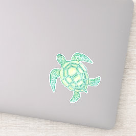 Zeeen schildpad sticker