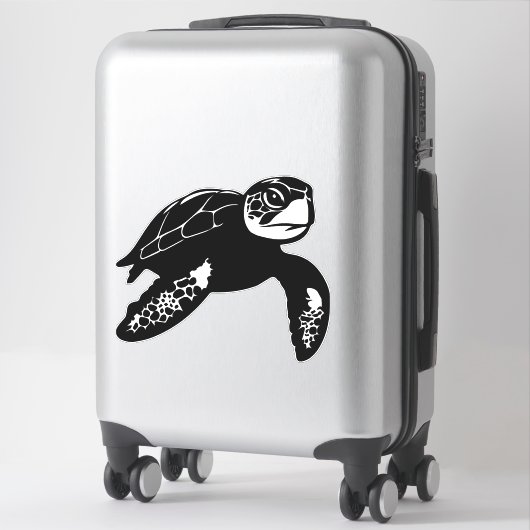 zeeen schildpad - sticker (Koffer)