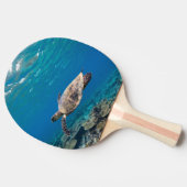 Zeeen schildpad tafeltennisbatje (Zijkant)