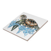 zeeen schildpad tegeltje (Zijkant)