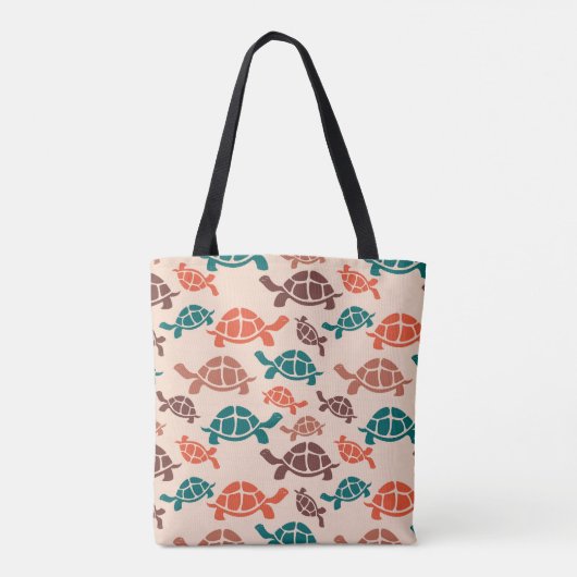  Zeeen schildpad Tote Bag (Achterkant)