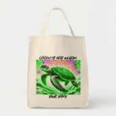 Zeeen schildpad tote bag (Voorkant)
