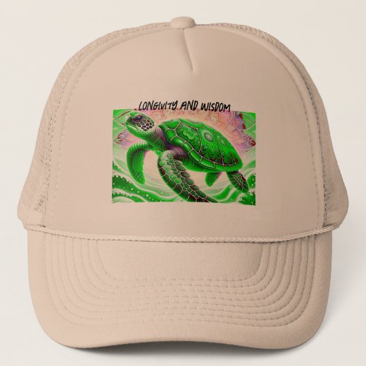 Zeeen schildpad trucker pet (Voorkant)