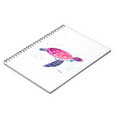 Zeeen schildpad waterverf oceaan Hawaiiaanse tropi Notitieboek (Linkerzijde)