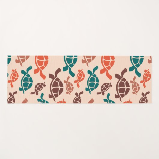Zeeen schildpad Yogamat (Voorkant (horizontaal))
