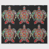 zeeen schildpaddekpapier cadeaupapier (Vlak)