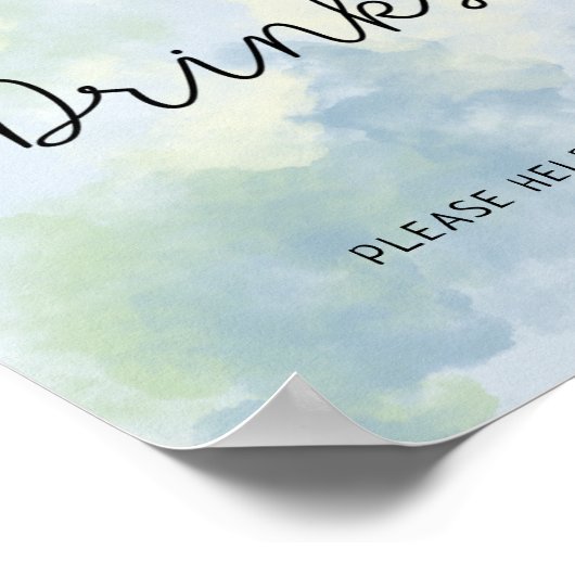 Zeeen schildpadden - Drinken Poster (Hoek)