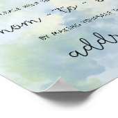 Zeeen schildpadden - Help het Bezige Adres van de  Poster (Hoek)